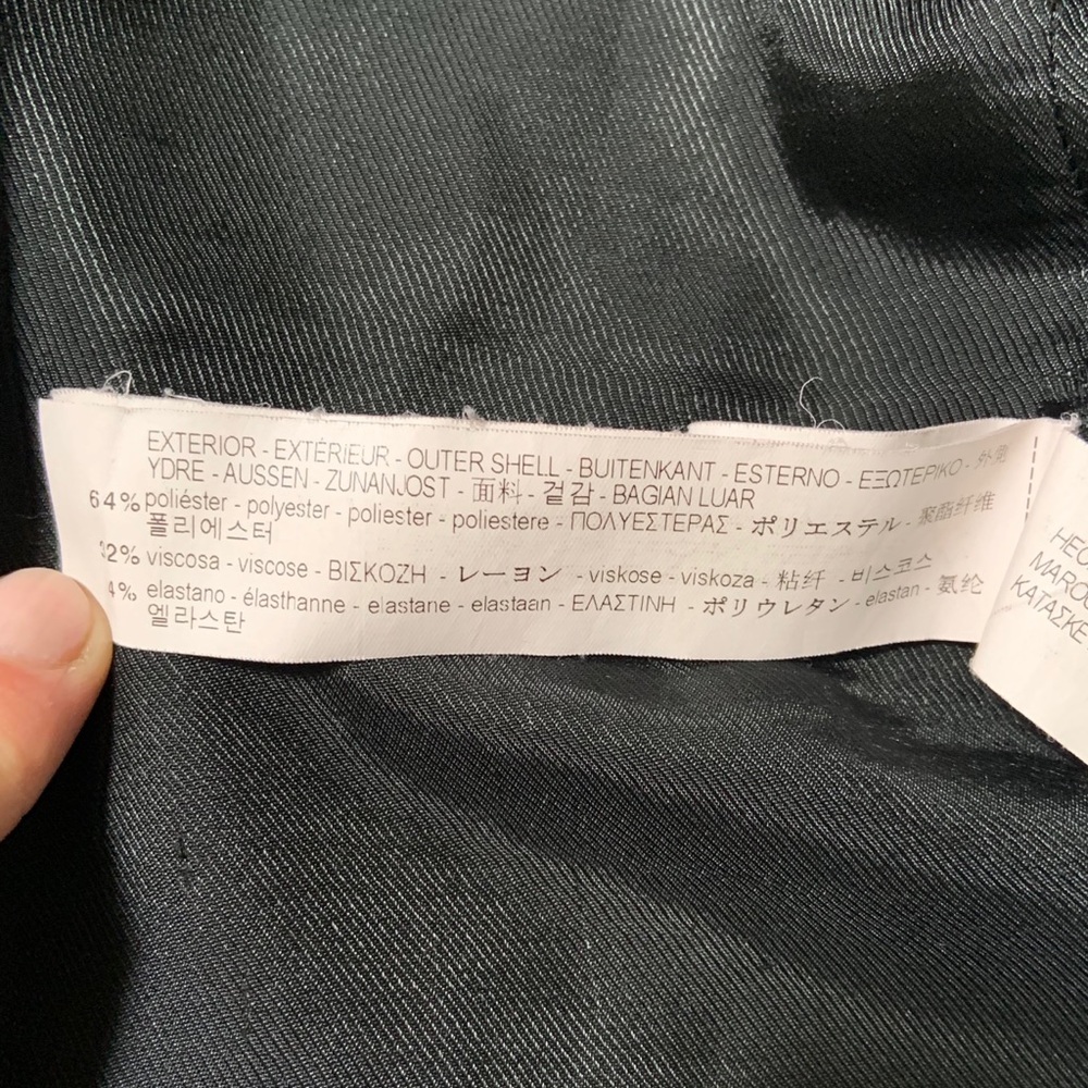 Zara Basic Collection Shift Jacket W/ Gold Buttons - image 4